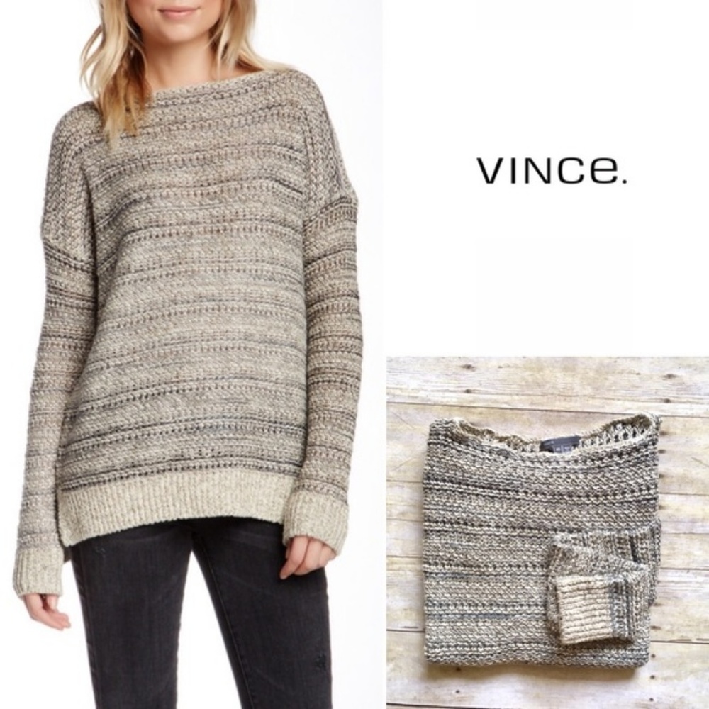 Vince drop shoulder sweater